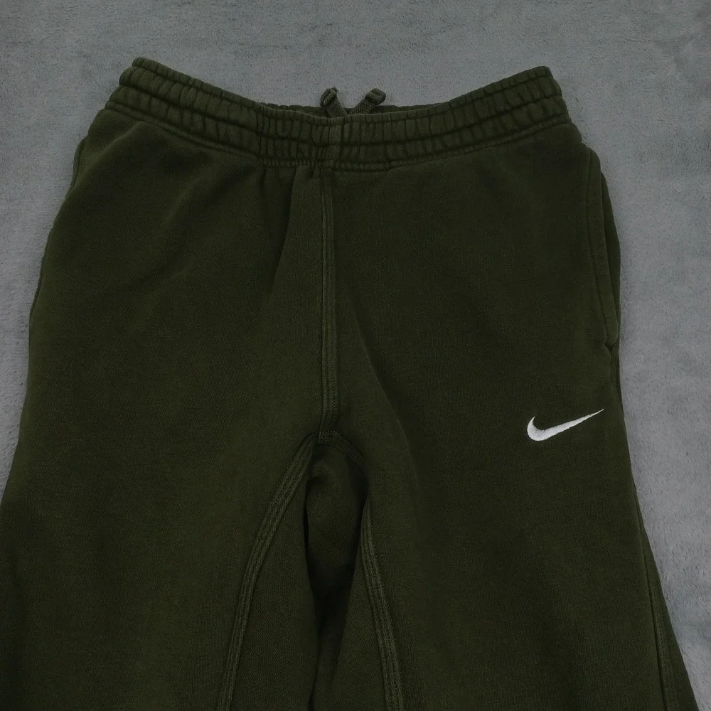 Nike Pants Mens Small Green Fleece Casual Activewear Sweatpants‎ Joggers